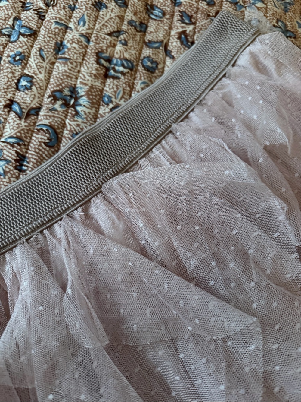 Anthropologie The Cheri Ruffled Tule Midi in Color Ballet - Picture 7 of 8